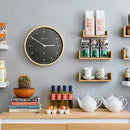 NEWGATE® Mr Clarke Wall Clock | Large Scandi Inspired Plywood Clock | 16 inch | Pale Wood case with Dark Grey dial | Modern Minimalist Design for Kitchen, Living Room or Office by CozyNest Decor