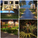 Solar Lights Outdoor - 8 Pack Copper Garden Walkway Lights Solar Powered Waterproof for Garden, Lawn, Yard, Pathway by GreenHaven Gardens