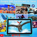 YINOCHE Kids Tablet 10 inch Tablet for Kids 5G WiFi Toddler Tablets with Case Parental Control Dual Camera 32GB Kids Tablets Educational App Preloaded Support YouTube Neflix (Blue) by TinyTreasures Baby Boutique