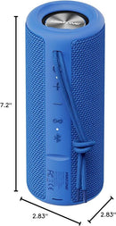 MIATONE Boombox Outdoor Portable Bluetooth Speakers Wireless Speaker Waterproof - Blue by TinyTreasures Baby Boutique