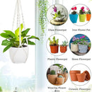 Augshy 27inch Macrame Plant Hanger, 2 Packs Plant Hangers with Hooks, Hanging Planter for Indoor Plants Decorative Macrame Pot Hanger for Home Decor by GreenHaven Gardens