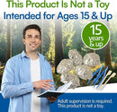 Amazing Owl Pellet Dissection Kit 5-Piece Set for Science Lab Projects Includes Tweezers and Wooden Probes Ideal for Ages 15 & Older Barn Owl eBook Included by TinyTreasures Baby Boutique