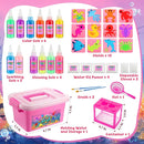 MDINGTD Aqua Water Gel Toy Kit for Kids, DIY Squishy Toys Art Crafts Kits with 12 Gels and 12 Molds, Make Your Own Creative Toys Party Favors Christmas Birthday Gifts for Girls Ages 4-12 by TinyTreasures Baby Boutique