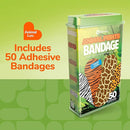 BioSwiss Bandages, Animal Print Shaped Self Adhesive Bandage, Latex Free Sterile Wound Care, 50 Count by TinyTreasures Baby Boutique