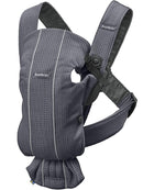 BabyBjörn Baby Carrier Mini, Anthracite, 3D Mesh | Newborn Carrier (7-25 lbs), Ergonomic, Easy-to-Use by TinyTreasures Baby Boutique