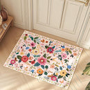 Floral 2x3 Area Rug Machine Washable Soft Print Boho Carpet Non Slip Doormat Low Pile Flower Area Rugs for Living Room Bedroom Nursery Kitchen Dining Room Indoor-Pink by TinyTreasures Baby Boutique