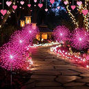 6 Pack Pink Solar Firework Lights 180 LED 8 Lighting Modes Waterproof Outdoor Decorative Solar Lights for Easter Wedding Birthday Garden Patio Yard Pathway Walkway Lawn Decor by GreenHaven Gardens