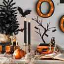 GenSwin Flameless Black Taper Candles Flickering with 10-Key Remote, Battery Operated Led Warm 3D Wick Light Window Candles Real Wax Pack of 6, Christmas Home Wedding Decor(0.78 X 9.64 Inch) by CozyNest Decor