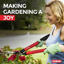 TABOR TOOLS B620A Hedge Shears with Wavy Blade for Trimming Borders, Boxwood, and Bushes, Manual Hedge Clippers with Comfort Grip Handles. by GreenHaven Gardens