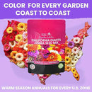 NatureZ Edge Zinnia Seeds for 2025 Planting Outdoors, Over 8250 Flower Seeds, 2 Oz, Non GMO Made in USA, Bulk Semillas De Flores para Sembrar, California Giants, Easy to Grow Zinnia Seed Mix by GreenHaven Gardens
