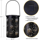 Solar Lanterns Outdoor Hanging Waterproof Metal Sun Moon Star Pattern Lanterns for Garden Patio Yard Lawn Front Porch Decor as Birthday Gifts for Mom Grandma Women by GreenHaven Gardens