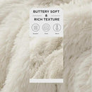 Bedsure GentleSoft Fluffy Cream Blankets Queen Size for Bed, Thick Sherpa Faux Fur Fleece Fuzzy Plush Winter Warm Heavy Soft Full Queen Blankets, Bedroom Decor Cream Gifts Cozy Gifts for Women, 90x90 by CozyNest Decor