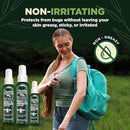Deet-free Insect & Mosquito Repellent Travel Pack (2, 4, 8oz) – Nice Smelling Insect Repellent with Lemongrass Oil Safe for Pets and Kids – Bug Spray for Mosquitoes, Gnats, Black Flies, and No-see-ums by TinyTreasures Baby Boutique