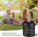 Citronella Candle | Outdoor Candles, Citronella Scented Candles for Indoor Outdoor Use, Lemongrass Scent for Yard Patio, Summer Candle Gifts for Camping Picnic Room - 7oz, Soy Wax, 50H Burn Time by CozyNest Decor