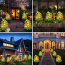 Kohlrabi Solar Garden Lights Outdoor, 2 Pack Upgraded Succulent Solar Lights, Mothers Day Gifts for Woman Mom Grandmom, Succulent Plant Yard Decor Waterproof for Lawn Patio Pathway by GreenHaven Gardens