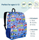 Wildkin 16-inch Kids Backpack – Durable, Padded & Spacious School Bag for Boys & Girls - Heroes by TinyTreasures Baby Boutique