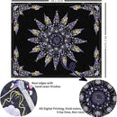 Damanse Floral Tapestry Wall Hanging Cute,Boho Wall Tapestry for Bedroom Aesthetic,Mandala Living Room Decor for Teen Girls (Purple, 49.20" x 59.10") by CozyNest Decor