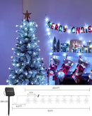Brightown Solar Christmas Snowflake String Lights, 72FT 200 LED Outdoor Waterproof Fairy Lights with 8 Lighting Modes for Wedding, Party, Tree, Room, Garden, Patio, Yard, Home, Pure White by GreenHaven Gardens
