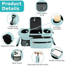 Accmor Universal Stroller Organizer with Insulated Cup Holder Detachable Phone Bag and Shoulder Strap,Stroller Bag Caddy Organizer Accessories Fits for Uppababy, Baby Jogger, Britax Strollers by TinyTreasures Baby Boutique