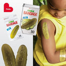 BioSwiss Bandages, Pickle Shaped Self Adhesive Bandage, Latex Free Sterile Wound Care, Fun First Aid Kit Supplies for Kids, 24 Count by TinyTreasures Baby Boutique