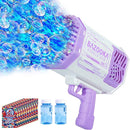 Bubble Gun, 69 Holes Bubble Machine Bubbles Kids Toys for Boys Girls Age 3 4 5 6 7 8 9 10 11 12 Year Old, Summer Outdoor Toy Birthday Wedding Party Halloween Favors by TinyTreasures Baby Boutique