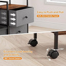 Baby Diaper Caddy Organizer and Storage - 3 Tier Rolling Cart with Dividers and Drawers, Easy To Assemble, Mobile Utility Cart with Wheels for Nursery, Bedroom, Changing Table & Crib by CozyNest Decor