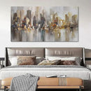 New York City Wall Art - Modern Abstract Wall Art for Living Room, Office & Bedroom Cityscape & Paintings for Bedroom brooklyn bridge Wall Art Pictures Wall Decor Chicago Artwork for Walls 29×58IN by CozyNest Decor