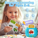 Toddlers Talking Flash Cards with American Accent & 144 Sight Words, Speech Therapy Toys for 3 4 5 6 Years Old Boys and Girls (Blue) by TinyTreasures Baby Boutique