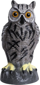 Galashield Owl Decoy to Scare Birds Away | Plastic Owls to Scare Birds Away | Owl Statue for Garden & Outdoors by GreenHaven Gardens