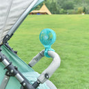 HomeLifairy Portable Stroller Fan, USB or Rechargeable Battery Operated with 3 Speeds and 360°Rotate, Cooling Clip On for Baby Crib Travel Car Seat Blue by TinyTreasures Baby Boutique