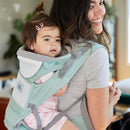 Baby Carrier - 6-in-1 Ergonomic Soft Carrier with Hip Seat and Large Storage, Front and Back Positions, Adjustable Waist Up to 43 Inches, for Infants Aged 2-36 Months, Weighing 6-45 lb by TinyTreasures Baby Boutique