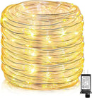 Rope Lights Outdoor, 100FT 300 LED Plug in Christmas Lights with Waterproof 8 Modes, Connectable String Twinkle Light for Indoor House Patio Garden Party Holiday Decorations, Warm White by GreenHaven Gardens