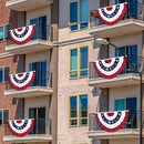 GoosWexmzl 3x6Ft American Pleated Fan Flag,USA Patriotic Half Fan Bunting Flag,Decoration Flags (Set of 6) by GreenHaven Gardens