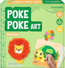 jackinthebox Poke Poke Art – Animals Theme, Mess-Free Fabric Art and Craft, Flower Pressing Kits, Gift for Kids, Girl Gifts, Boy Gift, Toys for Girls and Boys Ages 4 5 6 7 8 by TinyTreasures Baby Boutique