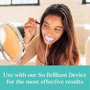 GLO Science Teeth Whitening Gel Pods – Safe, Effective Whitener with Silicon Brush, 6% Hydrogen Peroxide – Fastest Way to Whiter Teeth, Sensitivity Free – Mint Flavor (Pack of 5) by CozyNest Decor