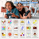 Kids Smart Game Watch with 24 Games HD Touch Screen Video Camera Music Player Pedometer Flashlight Alarm Clock 12/24 hr, Gifts for 5-12 Year Olds Boys by TinyTreasures Baby Boutique