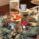 CiyvoLyeen Woodland Animals Craft Kit Kids DIY Crafting and Sewing Set Woodland Animals Felt Plushie for Girls and Boys Educational Beginners Sewing Set Sewing Kits for Kids Age 8 9 10 11 12 by TinyTreasures Baby Boutique