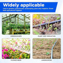 Drip Irrigation Fittings Kit for 1/2 Inch Tubing, 24 PCS 1/2" ID x 0.6-0.63" OD 16 mm Drip Anti-drop Barbed Locked Nut Connectors - 5 Tees, 5 Couplings, 2 Switch Valves, 5 End Cap, 5 Elbows, 2 Adapter by GreenHaven Gardens