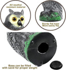 Galashield Owl Decoy to Scare Birds Away | Plastic Owls to Scare Birds Away | Owl Statue for Garden & Outdoors by GreenHaven Gardens