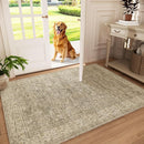 Washable Entryway Small Area Rugs: Door Mat Indoor Entrance 3x5 Boho Rug Stain Resistant Non-Slip Rubber Backing Soft Carpet for Kitchen Front Door Indoor Entrance Entry Bedroom Kids Room by TinyTreasures Baby Boutique