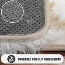 ONASAR Area Rugs for Bedroom Living Room, Washable 4x6 Fluffy White and Beige Throw Rug, Geometric Boho Shaggy Soft Plush Floor Carpet for Nursery Kids Girls Boys Teen Dorm Home Decor Aesthetic by TinyTreasures Baby Boutique