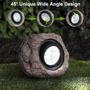2 Pack Solar Rock Lights, Outdoor Decorative Garden Spotlights for Pathway, Walkway, Yard, Landscape, Patio by GreenHaven Gardens