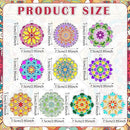 30 Sets Suncatchers Window Art Kits, DIY Sun Catchers Bulk Crafts Paint Your Own Window Ornaments for Boys Girls Classroom Home Party Birthday Activity Decor(Mandala Style) by GreenHaven Gardens
