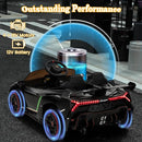 Costzon Ride on Car, Lamborghini Licensed 12V Battery Powered 4WD Sports Car with Remote Control, 3 Speeds, Hydraulic Doors, LED Lights, Towing Wheel, Horn, Music, Electric Vehicle for Kids Aged 3-8 by TinyTreasures Baby Boutique