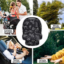 Rquite All-in-1 Car Seat Cover Baby, Carseat Covers for Girl Boy, Stretchy Soft Infant Car Seat Cover, Multi-use Baby Carrier Cover, Car Seat Canopy, Stroller Sun Shade, Nursing Breastfeeding Cover by TinyTreasures Baby Boutique