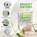 SUPEASY Wall File Organizer, 5-Tier Desk Organizer with 4 Pen Holders, Wall Organizer for Office with R-shaped Bottom Tray, Desk Organizers and Accessories for Office Supplies, White by GreenHaven Gardens