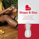 BioSwiss Bandages, Pineapple Shaped Self Adhesive Bandage, Latex Free Sterile Wound Care, Fun First Aid Kit Supplies for Kids, 24 Count by TinyTreasures Baby Boutique