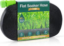 Soaker Hose 50ft for Garden Beds, Drip Irrigation Hose Saves 80% Water, Leak Proof Sprinkler Hose For Garden, Lawn, Flower Bed, Vegetable Field (50FT) by GreenHaven Gardens