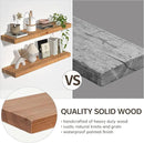 Floating Shelves for Wall, USA-Sourced Fir Wood 48 Inch Wall Shelves Set of 1, Natural Rustic Solid Wooden Floating Shelves Wall Mounted, Nursery Book Storage Shelf, Display Shelf for Bathroom by CozyNest Decor