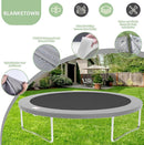 Trampoline Spring Cover, 10ft/12ft/14ft/15ft/16ft Trampoline Replacement Safety Pad, Waterproof Trampoline Accessories Pad for Round Frame by TinyTreasures Baby Boutique